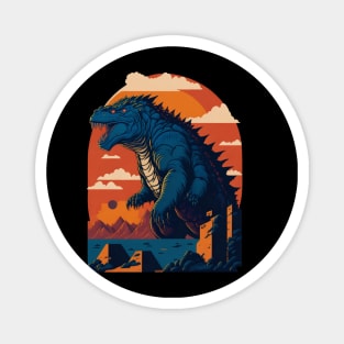 King of The monsters vector illustration design Magnet